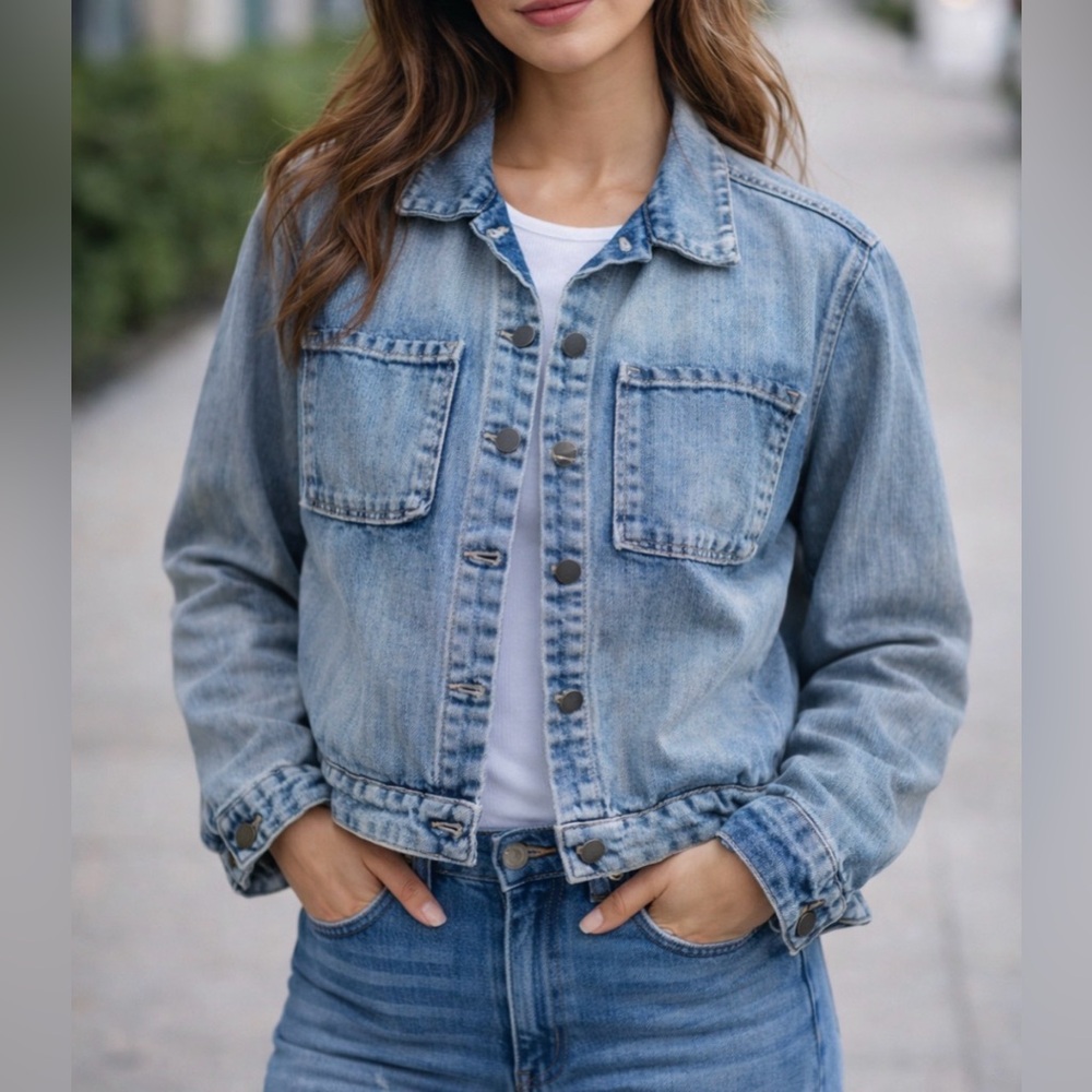 Life in Progress Blue Jean Jacket